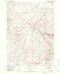 Download a high-resolution, GPS-compatible USGS topo map for Happy Spring, WY (1972 edition)
