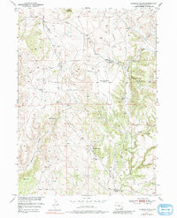 Download a high-resolution, GPS-compatible USGS topo map for Haushar Ranch, WY (1980 edition)