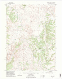 Download a high-resolution, GPS-compatible USGS topo map for Haushar Ranch, WY (1995 edition)