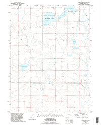 Download a high-resolution, GPS-compatible USGS topo map for Hawk Springs, WY (1995 edition)
