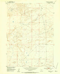 Download a high-resolution, GPS-compatible USGS topo map for Haybarn Hill, WY (1953 edition)