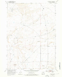 Download a high-resolution, GPS-compatible USGS topo map for Haybarn Hill, WY (1976 edition)