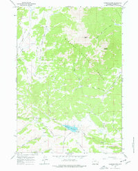 Download a high-resolution, GPS-compatible USGS topo map for Hazelton Peak, WY (1978 edition)