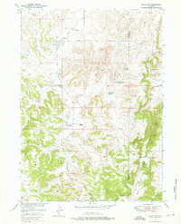 Download a high-resolution, GPS-compatible USGS topo map for Hell Gap, WY (1976 edition)
