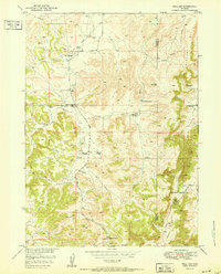 Download a high-resolution, GPS-compatible USGS topo map for Hell Gap, WY (1951 edition)