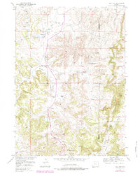 Download a high-resolution, GPS-compatible USGS topo map for Hell Gap, WY (1985 edition)