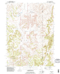 Download a high-resolution, GPS-compatible USGS topo map for Hell Gap, WY (1995 edition)