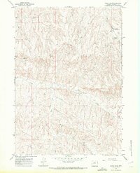 Download a high-resolution, GPS-compatible USGS topo map for Henry Draw, WY (1972 edition)