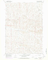 Download a high-resolution, GPS-compatible USGS topo map for Henry Draw, WY (1978 edition)