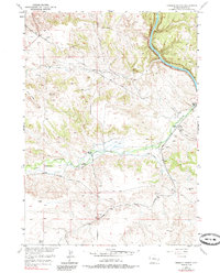 Download a high-resolution, GPS-compatible USGS topo map for Herman Ranch, WY (1985 edition)