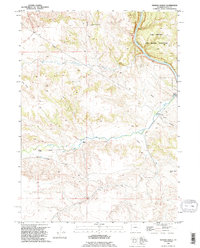 Download a high-resolution, GPS-compatible USGS topo map for Herman Ranch, WY (1995 edition)