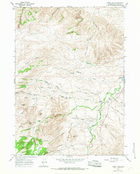 Download a high-resolution, GPS-compatible USGS topo map for Hermit Rock, WY (1967 edition)
