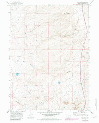 preview thumbnail of historical topo map of Carbon County, WY in 1966