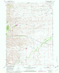 Download a high-resolution, GPS-compatible USGS topo map for Hightower SW, WY (1982 edition)