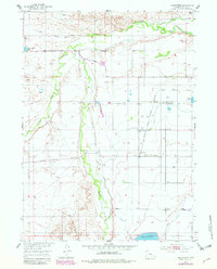 Download a high-resolution, GPS-compatible USGS topo map for Hightower, WY (1982 edition)