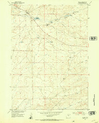 Download a high-resolution, GPS-compatible USGS topo map for Hiland, WY (1954 edition)
