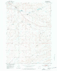 Download a high-resolution, GPS-compatible USGS topo map for Hiland, WY (1977 edition)