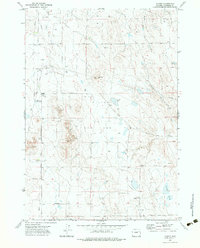 Download a high-resolution, GPS-compatible USGS topo map for Hilight, WY (1983 edition)