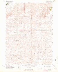 Download a high-resolution, GPS-compatible USGS topo map for Hirsig Ranch, WY (1964 edition)