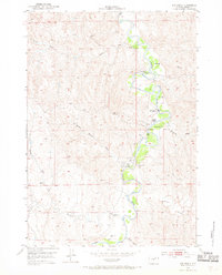 Download a high-resolution, GPS-compatible USGS topo map for Hoe Ranch, WY (1970 edition)