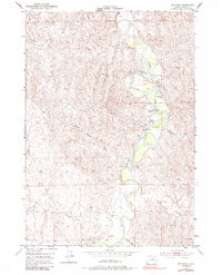 preview thumbnail of historical topo map of Johnson County, WY in 1953