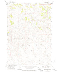 Download a high-resolution, GPS-compatible USGS topo map for Homestead Draw SW, WY (1974 edition)