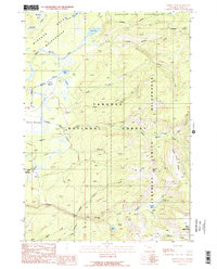 Download a high-resolution, GPS-compatible USGS topo map for Hominy Peak, WY (1989 edition)