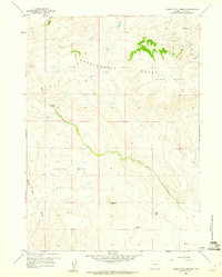 Download a high-resolution, GPS-compatible USGS topo map for Horse Creek Springs, WY (1960 edition)
