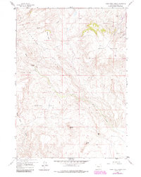 Download a high-resolution, GPS-compatible USGS topo map for Horse Creek Springs, WY (1985 edition)