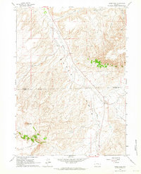 Download a high-resolution, GPS-compatible USGS topo map for Horse Peak, WY (1964 edition)