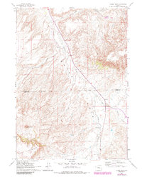 Download a high-resolution, GPS-compatible USGS topo map for Horse Peak, WY (1985 edition)