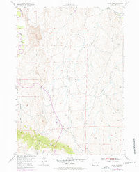 Download a high-resolution, GPS-compatible USGS topo map for House Creek, WY (1977 edition)
