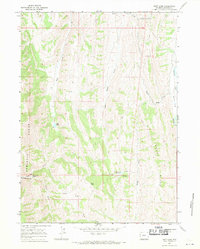 Download a high-resolution, GPS-compatible USGS topo map for Huff Lake, WY (1970 edition)