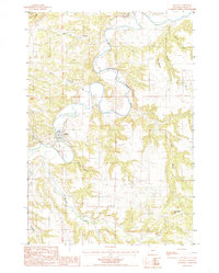 Download a high-resolution, GPS-compatible USGS topo map for Hulett, WY (1985 edition)