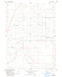 Download a high-resolution, GPS-compatible USGS topo map for Huntley, WY (1993 edition)