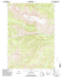 Download a high-resolution, GPS-compatible USGS topo map for Hurricane Mesa, WY (1997 edition)