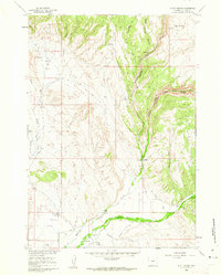 Download a high-resolution, GPS-compatible USGS topo map for Hyatt Ranch, WY (1962 edition)