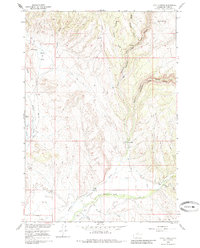 Download a high-resolution, GPS-compatible USGS topo map for Hyatt Ranch, WY (1985 edition)