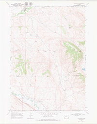 Download a high-resolution, GPS-compatible USGS topo map for Hyattville, WY (1979 edition)