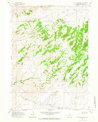 Download a high-resolution, GPS-compatible USGS topo map for Ice Cave Mountain, WY (1964 edition)