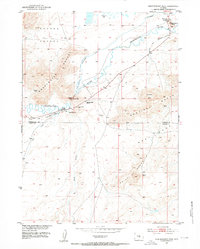 Download a high-resolution, GPS-compatible USGS topo map for Independence Rock, WY (1953 edition)