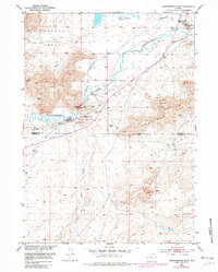 Download a high-resolution, GPS-compatible USGS topo map for Independence Rock, WY (1982 edition)