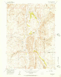 Download a high-resolution, GPS-compatible USGS topo map for Indian Guide, WY (1956 edition)