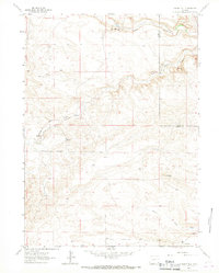 Download a high-resolution, GPS-compatible USGS topo map for Indian Hill, WY (1967 edition)