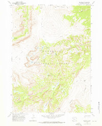 Download a high-resolution, GPS-compatible USGS topo map for Ink Wells, WY (1972 edition)