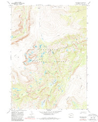 Download a high-resolution, GPS-compatible USGS topo map for Ink Wells, WY (1987 edition)