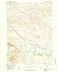 Download a high-resolution, GPS-compatible USGS topo map for Irvine, WY (1960 edition)