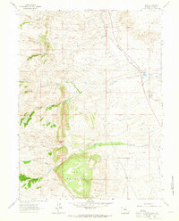 Download a high-resolution, GPS-compatible USGS topo map for Islay, WY (1964 edition)