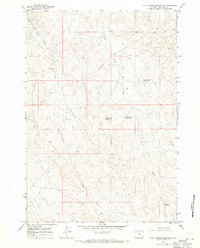 preview thumbnail of historical topo map of Big Horn County, WY in 1966