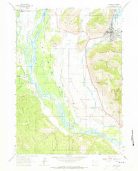 preview thumbnail of historical topo map of Jackson, WY in 1963